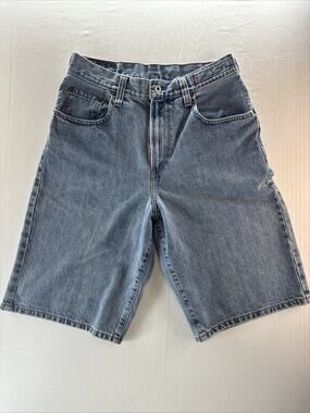 Men's‎ Vintage Guess Lightwash Denim Baggy Y2K Jean Shorts Size 30 Patched!